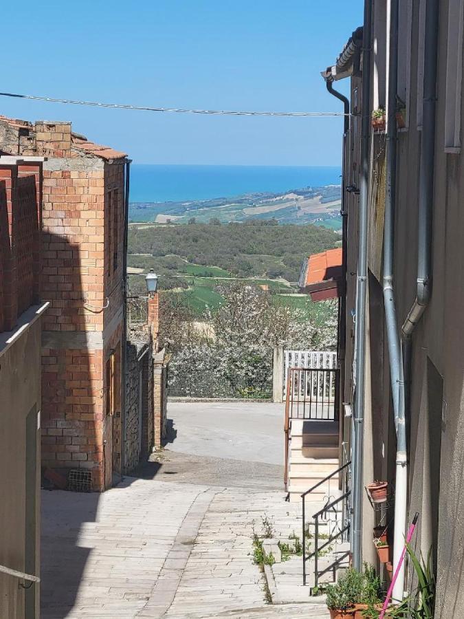 Tavenna Ancient Stone 'Casa Rosa'- Sea And Mountain View Tranquil Borgoヴィラ エクステリア 写真